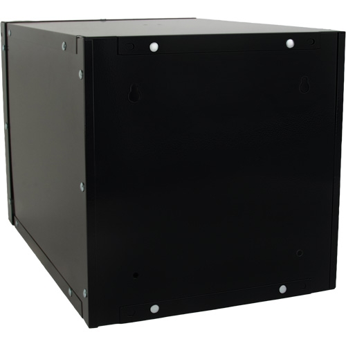 Stackable Cube Locker, 12" x 18" x 12", Steel, Black, Knocked Down Rock Safety Industrial Ltd