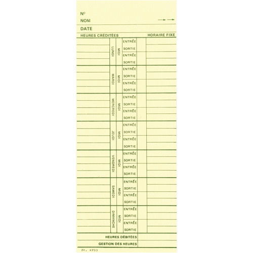 Time Cards Rock Safety Industrial Ltd