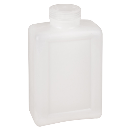 Bouteilles peu encombrantes &agrave; prise facile, Rectangulaire, 64 oz, Plastique Rock Safety Industrial Ltd