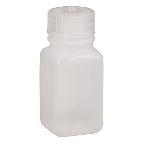Bouteilles peu encombrantes &agrave; prise facile, Carr&eacute;e, 2 oz, Plastique Rock Safety Industrial Ltd