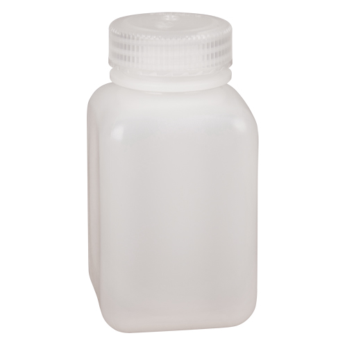 Bouteilles peu encombrantes &agrave; prise facile, Carr&eacute;e, 8 oz, Plastique Rock Safety Industrial Ltd