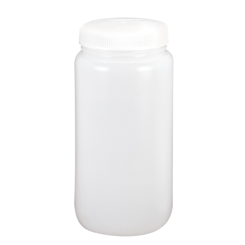 Bouteilles &agrave; large ouverture, Ronde, 1 gal., Plastique Rock Safety Industrial Ltd