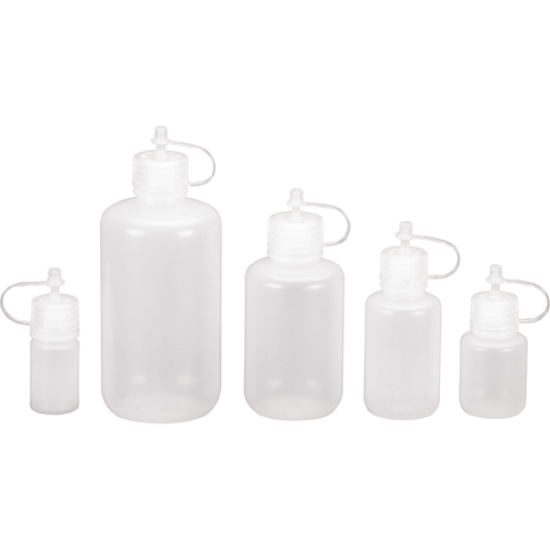 Bouteilles rondes &agrave; ouverture &eacute;troite, Ronde, 1 oz, Plastique Rock Safety Industrial Ltd