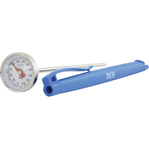 Thermom&egrave;tre &agrave; cadran de 1", Contact, Analogique, 0,0-220,0°F (0,0-104,4°C) Rock Safety Industrial Ltd