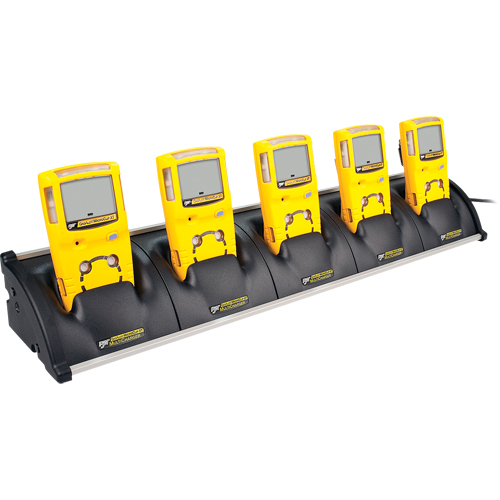 BW GasAlertMicroClip XT Multi-Gas Detectors -Five Unit Cradle Charger Rock Safety Industrial Ltd
