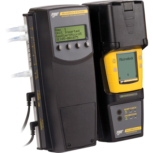 D&eacute;tecteurs multi-gaz de s&eacute;rie GasAlertMicro 5 BW - Options de branchement Microdock II, Compatible avec GasAlertMicro 5 Rock Safety Industrial Ltd
