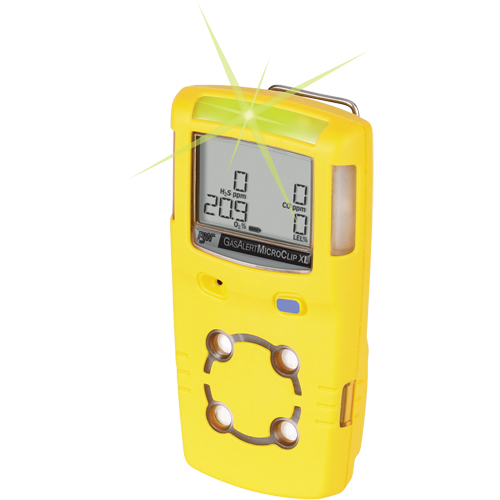 D&eacute;tecteurs multi-gaz MicroClipXL BW, Simple Gaz, CO Rock Safety Industrial Ltd