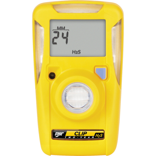 D&eacute;tecteur monogaz Clip de BW, Simple Gaz, H2S Rock Safety Industrial Ltd