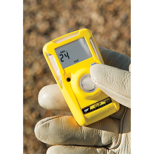 D&eacute;tecteur monogaz Clip de BW, Simple Gaz, H2S Rock Safety Industrial Ltd