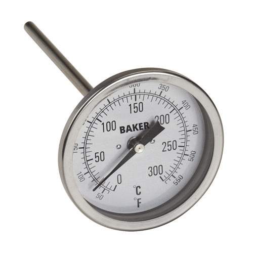 Bi-Metal Thermometers, Contact, Analogue, 50-550°F (0-260°C) Rock Safety Industrial Ltd