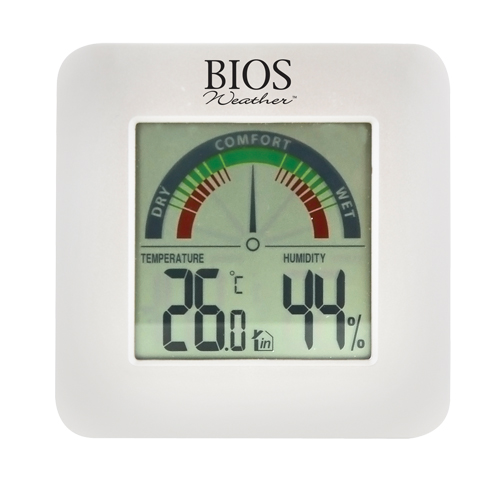 Hygrom&egrave;tres int&eacute;rieurs avec indicateur de confort BIOS, Contact, Num&eacute;rique, -58-158°F (-50-70°C) Rock Safety Industrial Ltd