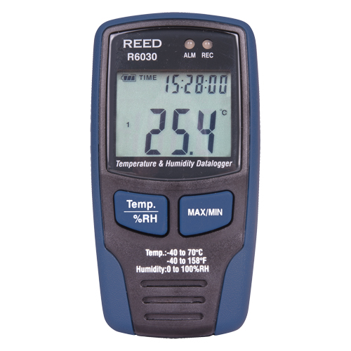 Temp/RH Data Loggers, 40°C to 70°C (-40°F to 158°F) Rock Safety Industrial Ltd
