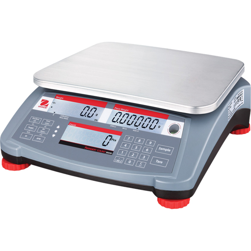 Balances d'&eacute;tabli pour compter Count 3000 Ranger, Capacit&eacute; 60 lb / 30 kg, Graduations 0,001 kg/1 g/0,002 lb/0,05 oz Rock Safety Industrial Ltd
