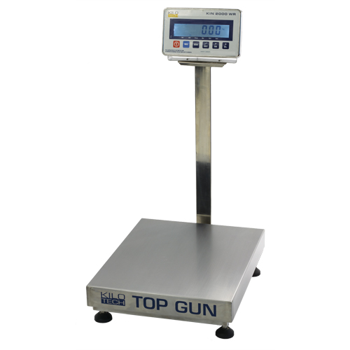 Top Gun Electronic Platform Scales, 18" L x 12" W, 150 lbs. Capacity Rock Safety Industrial Ltd