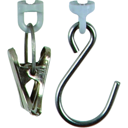 Accessoire pour balance &agrave; ressort Micro -pince + crochet avec attache &agrave; œil Rock Safety Industrial Ltd