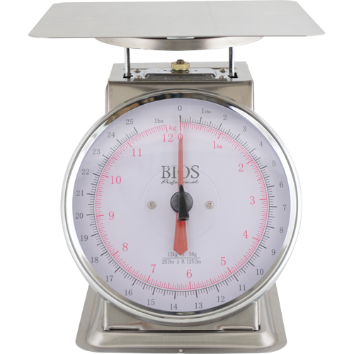 Balance &agrave; plateau sup&eacute;rieur, Capacit&eacute; 25 lb 12 kg, Graduations 0,125 lb / 50 g Rock Safety Industrial Ltd