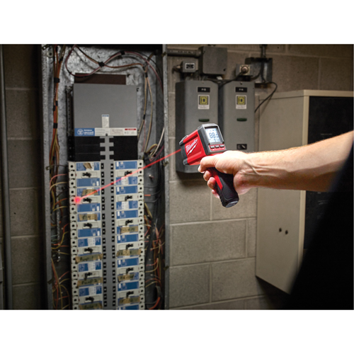 Pistolet infrarouge, -22° - 1022° F ( -30° - 550° C ), 12:01/12:1, &eacute;missivit&eacute; Fixe Rock Safety Industrial Ltd