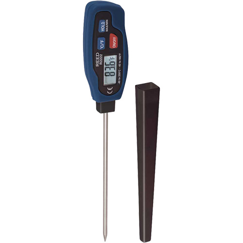 Thermom&egrave;tre &agrave; tige REED R2222, Contact, Num&eacute;rique, -40-482°F (-40-250°C) Rock Safety Industrial Ltd