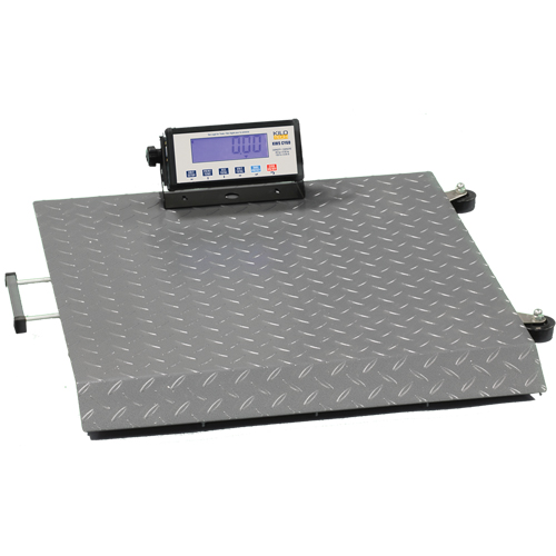 Balance &agrave; plateforme mobile, Capacit&eacute; de 660 lb / 300 kg, 30" lo x 30" la Rock Safety Industrial Ltd