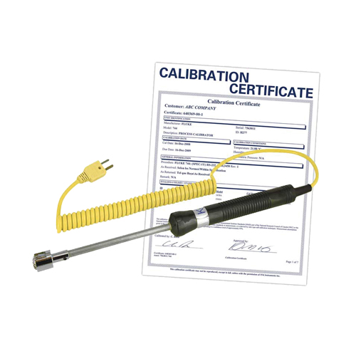 Surface Thermocouple Probe with Calibration Certificate, 500 °C (932°F) Max. Temp. Rock Safety Industrial Ltd
