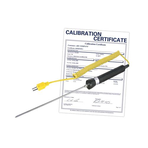 Sonde thermocouple &agrave; pointe d'aiguille avec certificat de calibration, 600 °C (1112°F) Temp. max. Rock Safety Industrial Ltd