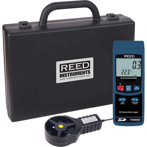 Thermo-Anemometer, Data Logging, 0.4 - 30 m/sec Air Velocity Range Rock Safety Industrial Ltd