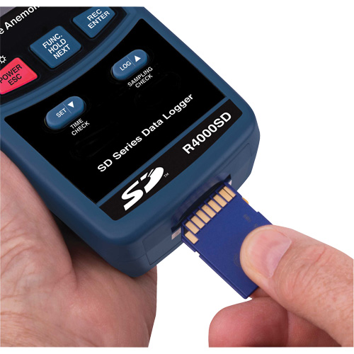 Thermo-Anemometer, Data Logging, 0.4 - 30 m/sec Air Velocity Range Rock Safety Industrial Ltd