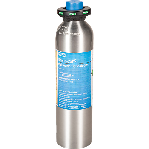 Bouteille de gaz pour test d'&eacute;talonnage, 1 M&eacute;lange de gaz, CL2, 34 litres Rock Safety Industrial Ltd