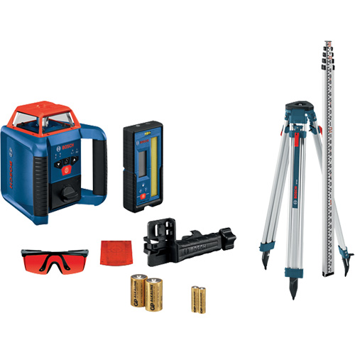 Ensemble laser rotatif horizontal auto-nivelant Revolve2000, 2000' (609,6 m), 670 N.m Rock Safety Industrial Ltd