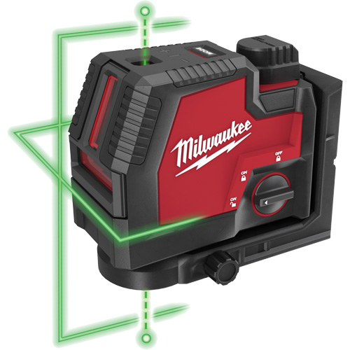 Laser vert &agrave; lignes crois&eacute;es et points daplomb rechargeable par USB Redlithium 21 Rock Safety Industrial Ltd