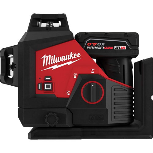 M12 360-Degree 3-Plane Cordless Laser Kit, 125' (38.1 m), 530 Nm Rock Safety Industrial Ltd