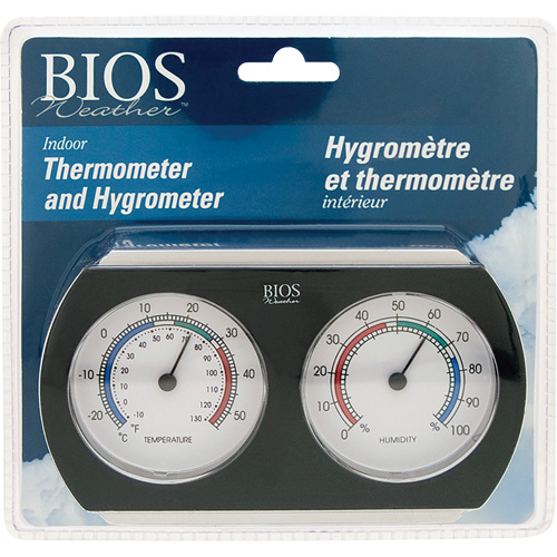 Thermom&egrave;tre-hygrom&egrave;tre d'int&eacute;rieur, 10°- 130° F ( -25° - 55° C ) Rock Safety Industrial Ltd