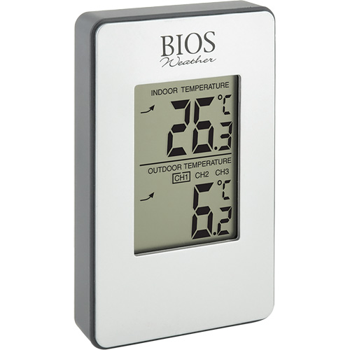 Thermom&egrave;tre sans fil int&eacute;rieur/ext&eacute;rieur, Sans contact, Analogique, 31-158°F (-35-70°C) Rock Safety Industrial Ltd