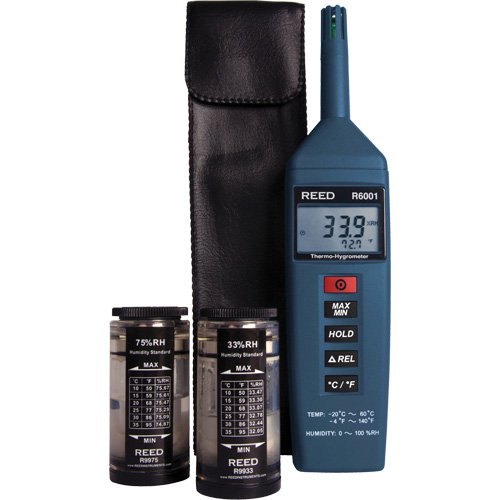 N&eacute;cessaire de thermo-hygrom&egrave;tre, 0,0% - 100% RH, -4°- 140° F (-20° - 60° C) Rock Safety Industrial Ltd