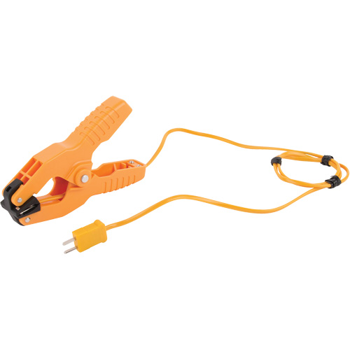 Sonde thermocouple pour collier de serrage de type K avec certificat de calibration, 200 °C (392°F) Temp. max. Rock Safety Industrial Ltd