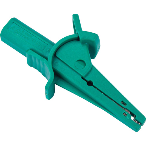Pince crocodile verte pour le v&eacute;rificateur disolement haute tension R5002 Rock Safety Industrial Ltd