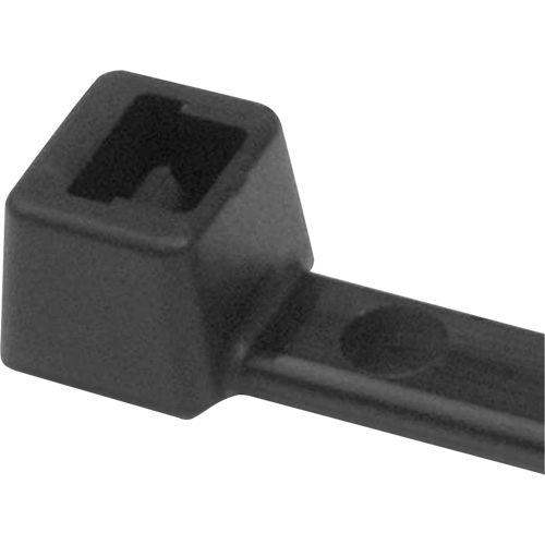 Attaches de c&acirc;ble PA66, Longueur 5-1/2", R&eacute;sistance &agrave; la traction 18 lb, Noir Rock Safety Industrial Ltd