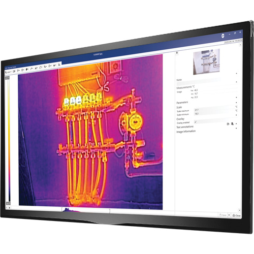 Logiciel d'analyse et de cr&eacute;ation de rapports Thermal Studio Suite Rock Safety Industrial Ltd