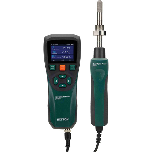 Appareil de mesure du point de ros&eacute;e, Gamme d'humidit&eacute; 0 - 100%, Gamme de temp&eacute;rature 14°- 140° F ( -10° - 60° C ) Rock Safety Industrial Ltd