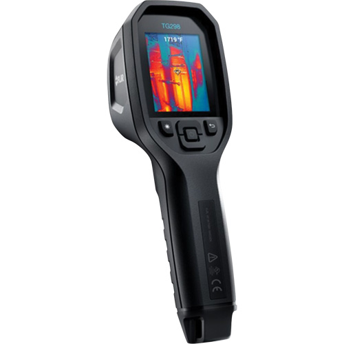 TG298 30:1 High Temperature Spot IR Thermal Imaging Camera with Bullseye Laser, 320 x 240 pixels, -25° - 1080°C (-130° - 1976°F), <70 mK Rock Safety Industrial Ltd