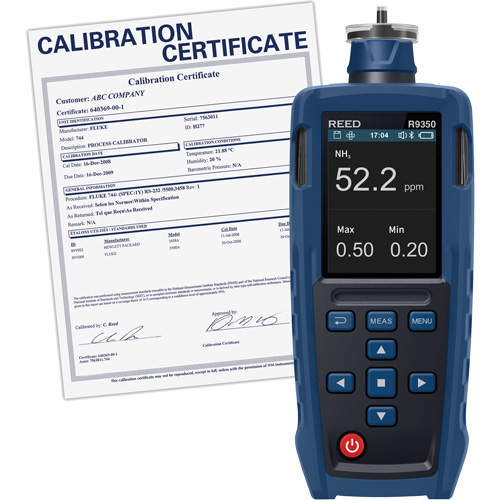 Gas Detector with Traceable Calibration Certificate Rock Safety Industrial Ltd