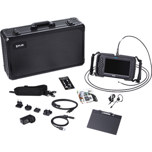 Ensemble de vid&eacute;oscope haute performance avec cam&eacute;ra HD double & longue sonde, 1280" lo x 720" la Affichage, 1024 x 600 pixels, 4,9 mm (0,19") T&ecirc;te de cam&eacute;ra Rock Safety Industrial Ltd