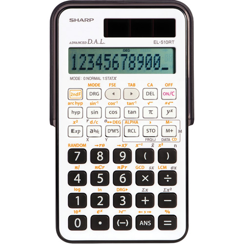 Calculatrice scientifique EL510RTB avec 169 fonctions Rock Safety Industrial Ltd