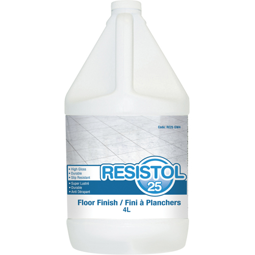 Resistol 25 Floor Finishes, 4 L, Jug Rock Safety Industrial Ltd