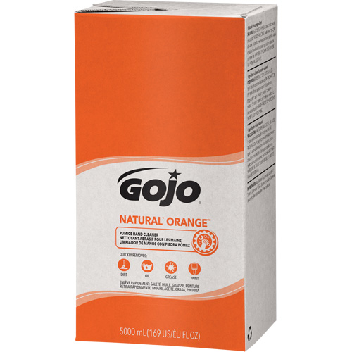 Nettoyant &agrave; mains Pro TDX 5000 Natural Orange, Pierre ponce, 5 L, Recharge, Agrumes/Orange Rock Safety Industrial Ltd