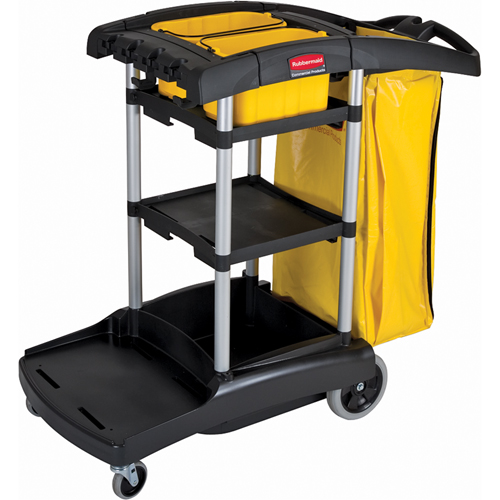 High Capacity Cleaning Carts With Bins Rock Safety Industrial Ltd