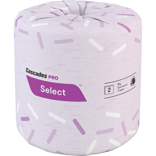 Papier hygi&eacute;nique Pro Select, 2 Pli, 500 Feuilles/Rouleu, Blanc Rock Safety Industrial Ltd