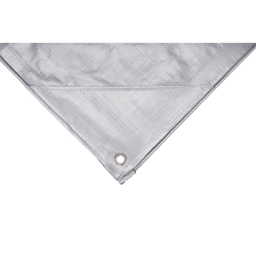 Tarp, Super Heavy-Duty, Silver, 10' x 8' x 12 mils Rock Safety Industrial Ltd