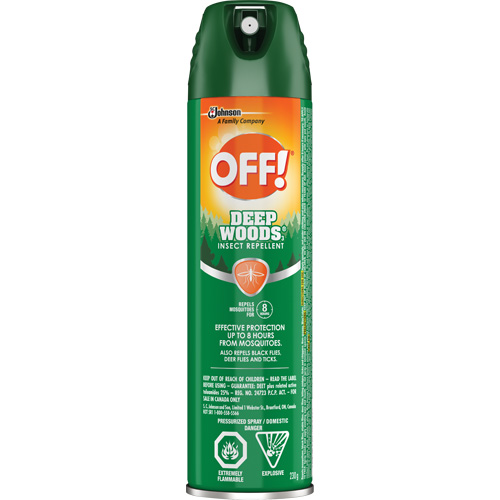 Insectifuge Off! R&eacute;gions sauvages, DEET &agrave; 25 %, A&eacute;rosol, 230 g Rock Safety Industrial Ltd