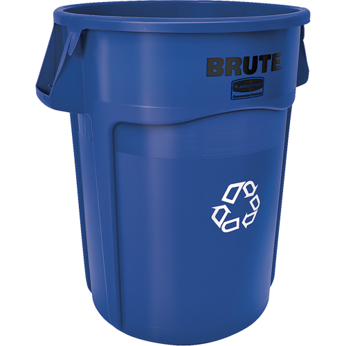 BRUTE&reg; Round Recycling Containers, Bulk, Plastic, 44 US gal. Rock Safety Industrial Ltd